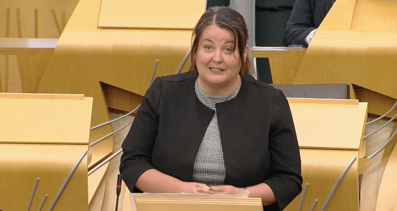 Ruth Maguire speaking in the Scottish Parliament